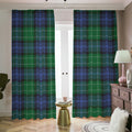 Knitted Scottish Plaid Print Dimout Pencil Pleat Curtains