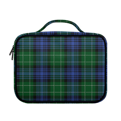 Knitted Scottish Plaid Print Briefcase Bible Bag