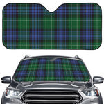 Knitted Scottish Plaid Print Car Windshield Sun Shade