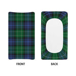 Knitted Scottish Plaid Print Changing Pad Cover