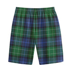 Knitted Scottish Plaid Print Cotton Shorts