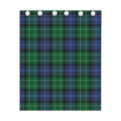 Knitted Scottish Plaid Print Curtain