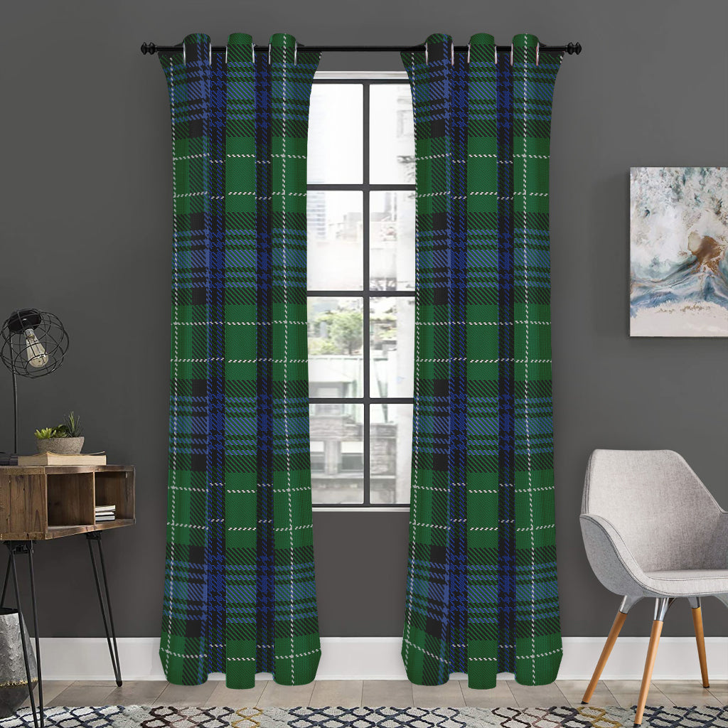 Knitted Scottish Plaid Print Curtain