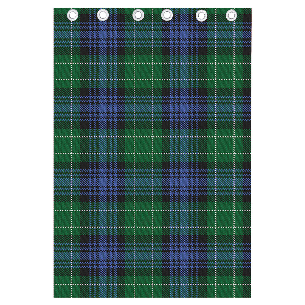 Knitted Scottish Plaid Print Curtain