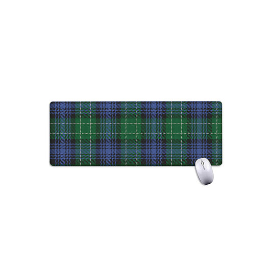 Knitted Scottish Plaid Print Extended Mouse Pad