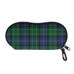 Knitted Scottish Plaid Print Glasses Case