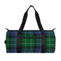 Knitted Scottish Plaid Print Gym Bag