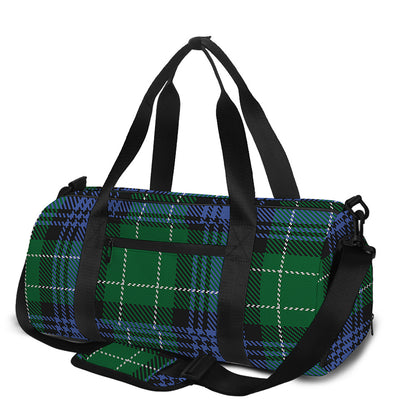 Knitted Scottish Plaid Print Gym Bag