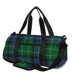 Knitted Scottish Plaid Print Gym Bag