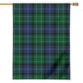 Knitted Scottish Plaid Print House Flag
