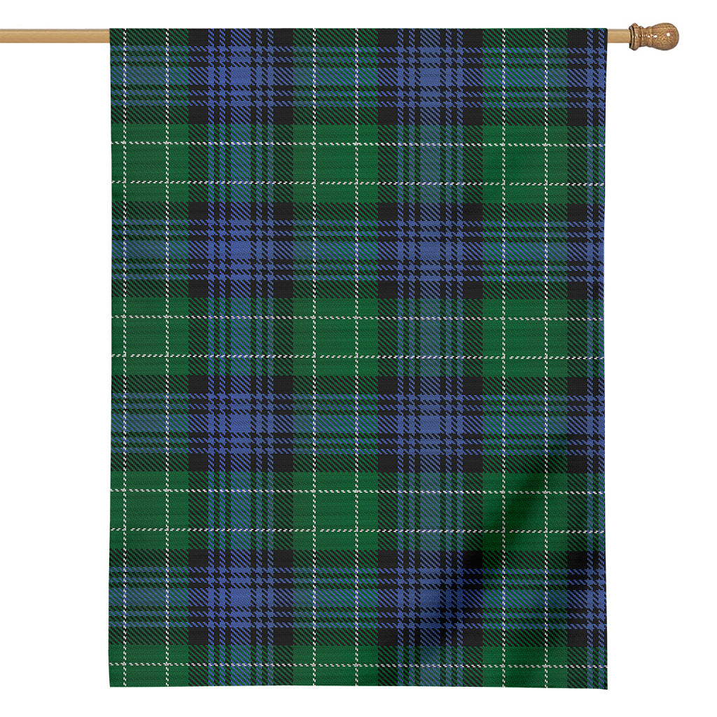 Knitted Scottish Plaid Print House Flag