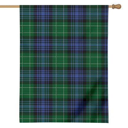 Knitted Scottish Plaid Print House Flag