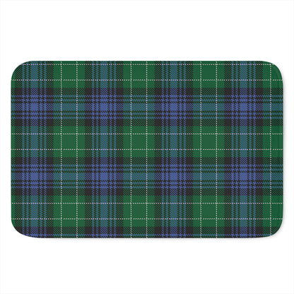 Knitted Scottish Plaid Print Indoor Door Mat