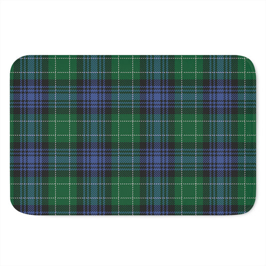 Knitted Scottish Plaid Print Indoor Door Mat