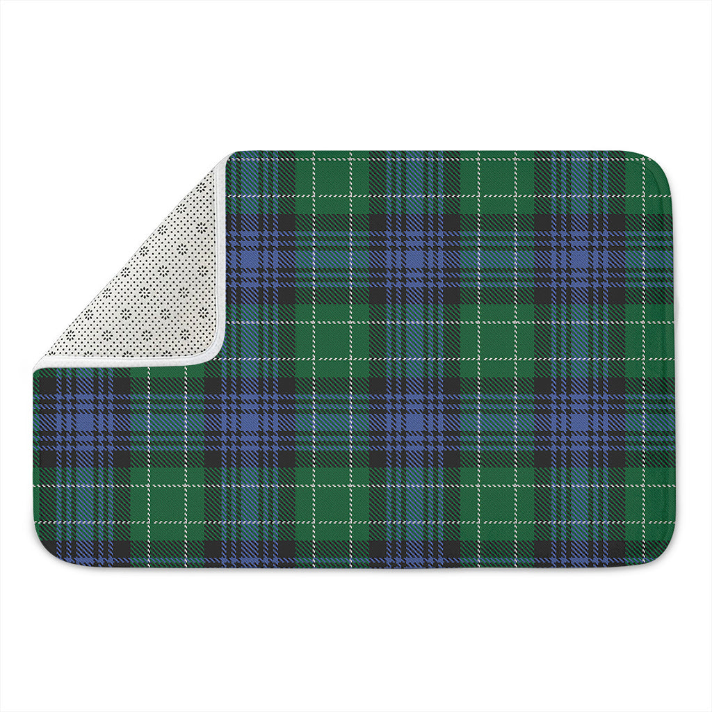 Knitted Scottish Plaid Print Indoor Door Mat
