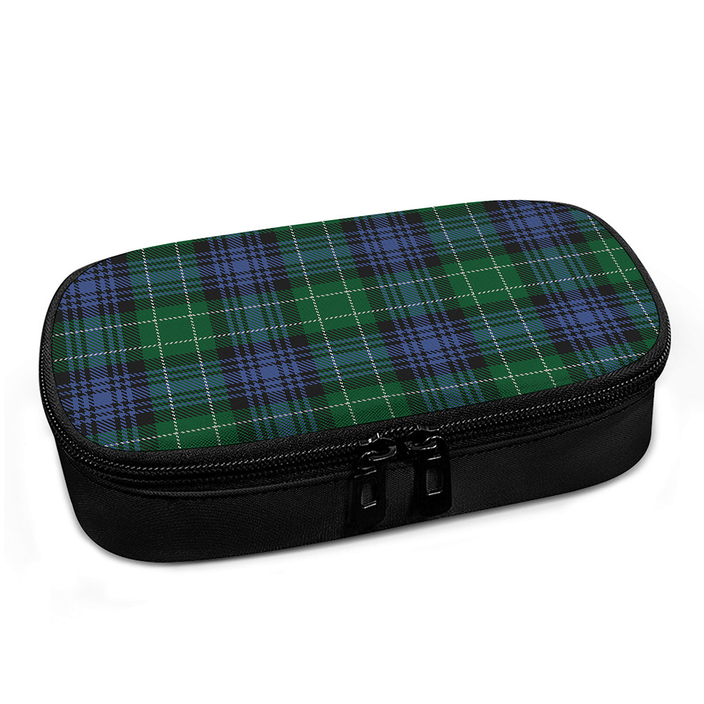 Knitted Scottish Plaid Print Insulin Cooler Travel Case