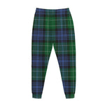 Knitted Scottish Plaid Print Jogger Pants