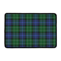 Knitted Scottish Plaid Print Kitchen Mat