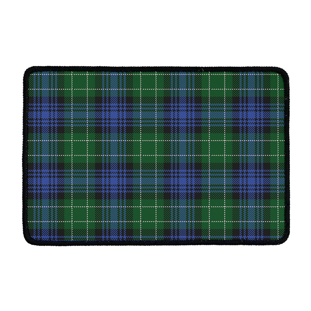 Knitted Scottish Plaid Print Kitchen Mat