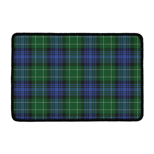 Knitted Scottish Plaid Print Kitchen Mat