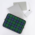 Knitted Scottish Plaid Print Laptop Sleeve