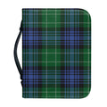 Knitted Scottish Plaid Print Leather Bible Cover