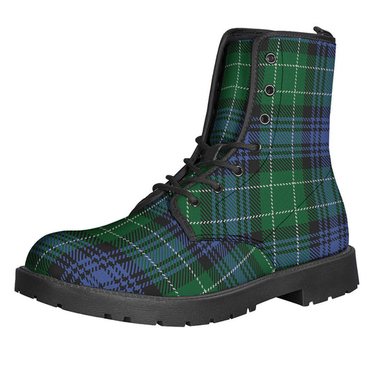 Knitted Scottish Plaid Print Backpack
