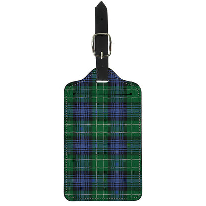 Knitted Scottish Plaid Print Luggage Tag