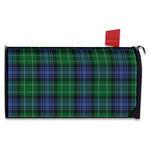 Knitted Scottish Plaid Print Mailbox Cover