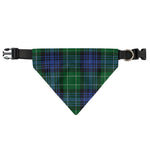 Knitted Scottish Plaid Print Over The Collar Dog Bandana