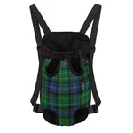 Knitted Scottish Plaid Print Pet Carrier Backpack