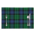 Knitted Scottish Plaid Print Placemat