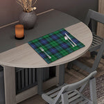 Knitted Scottish Plaid Print Placemat