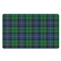 Knitted Scottish Plaid Print Polyester Doormat