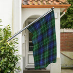 Knitted Scottish Plaid Print Polyester Flag