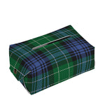 Knitted Scottish Plaid Print Rectangle Tissue Box Cover