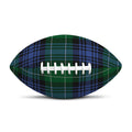 Knitted Scottish Plaid Print Rugby Ball
