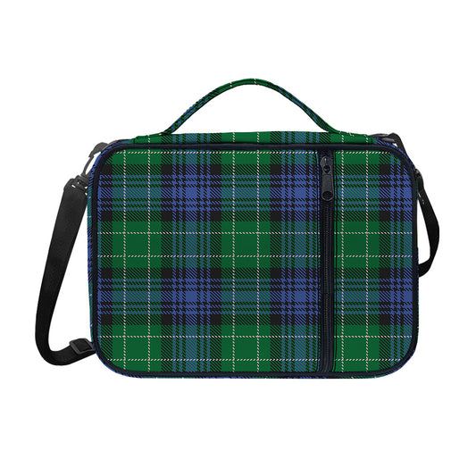 Knitted Scottish Plaid Print Shoulder Strap Bible Bag