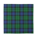 Knitted Scottish Plaid Print Silk Bandana