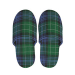 Knitted Scottish Plaid Print Slippers