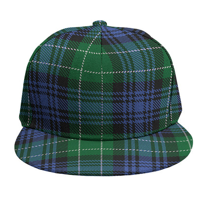 Knitted Scottish Plaid Print Snapback Cap