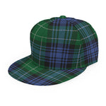 Knitted Scottish Plaid Print Snapback Cap