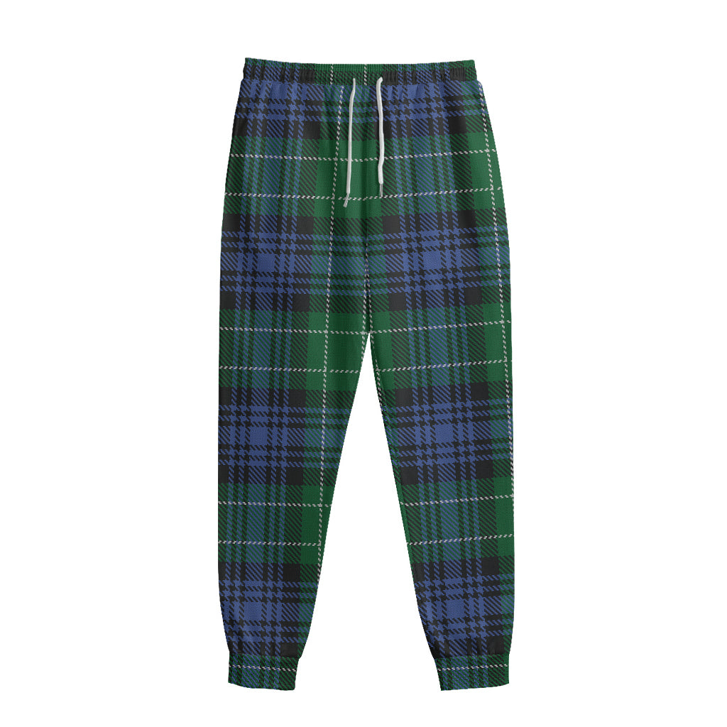 Knitted Scottish Plaid Print Sweatpants
