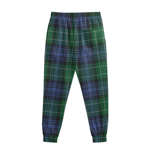 Knitted Scottish Plaid Print Sweatpants