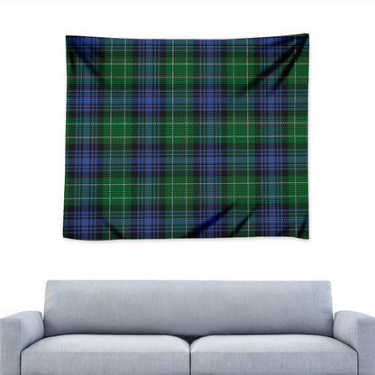 Knitted Scottish Plaid Print Tapestry