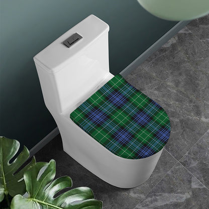 Knitted Scottish Plaid Print Toilet Lid Cover