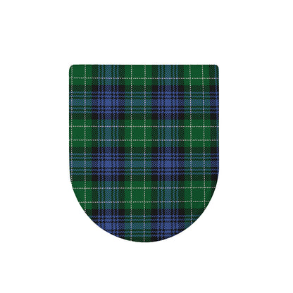 Knitted Scottish Plaid Print Toilet Lid Cover