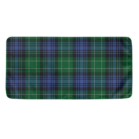 Knitted Scottish Plaid Print Towel