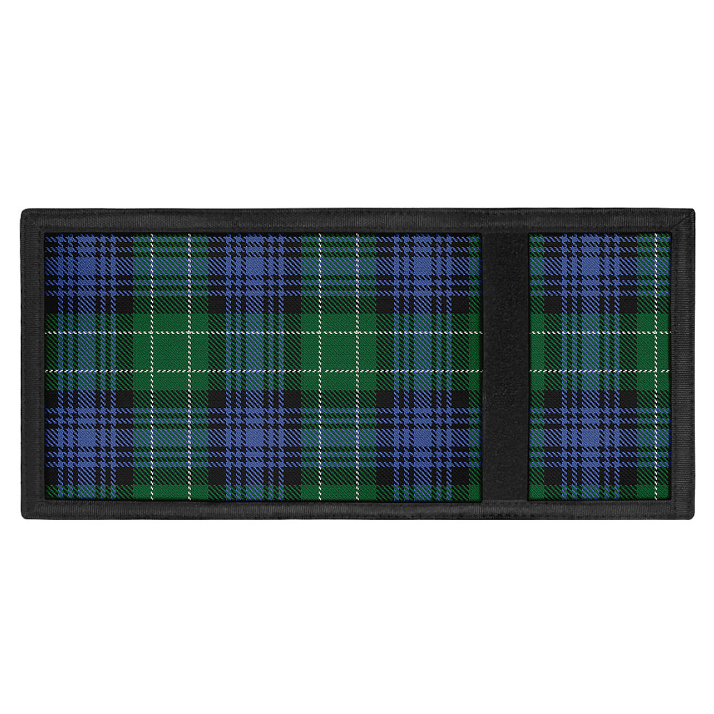 Knitted Scottish Plaid Print Trifold Wallet