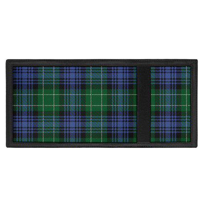 Knitted Scottish Plaid Print Trifold Wallet